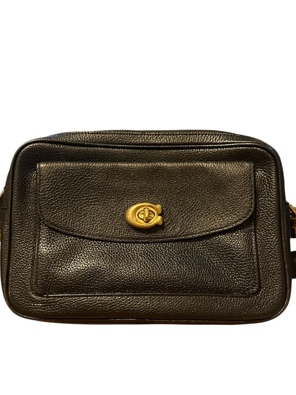 Coach Cassie pebbled leather crossbody